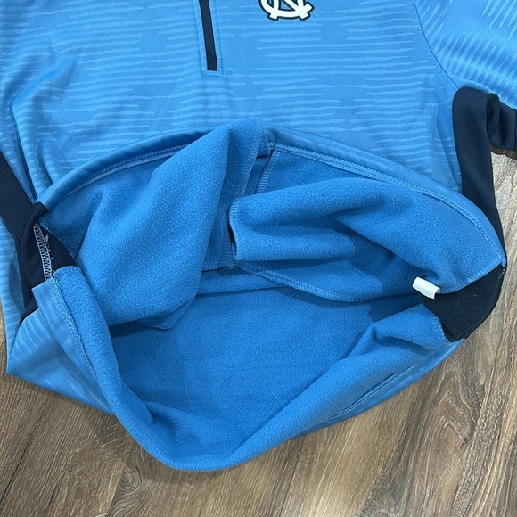 Colosseum UNC Tarheels 1/4 Zip Blue Fleece Sweatshirt Jacket Youth Size XL (20). - Picture 7 of 16